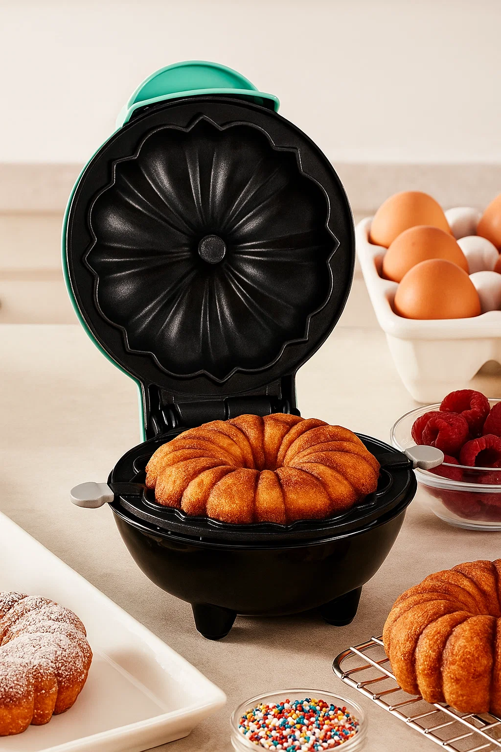 Mini Máquina De Assar Bolo Portátil